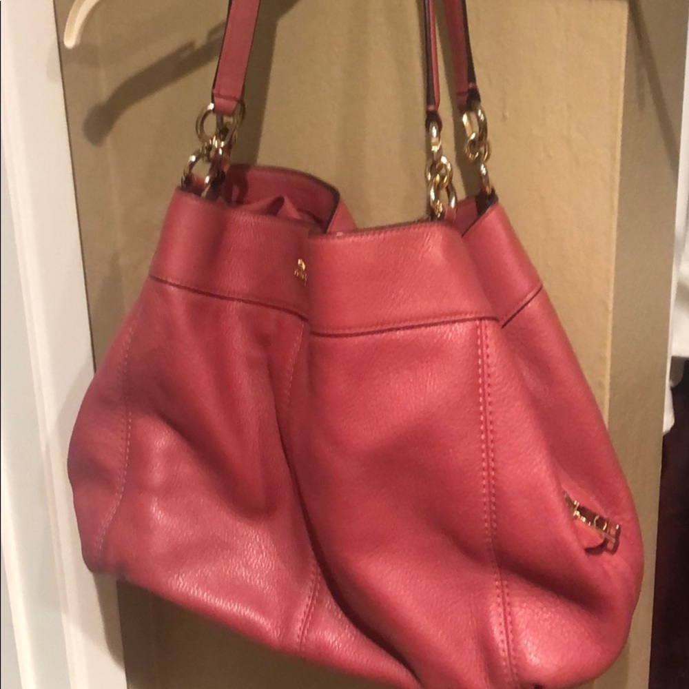 EUC Lexy Coach Handgag. Sherbet pink